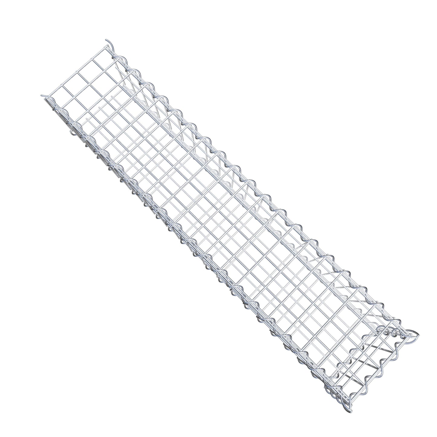 Add-on schanskorf type 2 100 cm x 20 cm x 20 cm (L x H x D), maaswijdte 5 cm x 10 cm, spiraalvormig