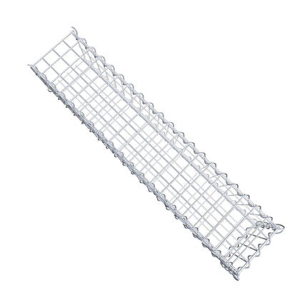 Add-on schanskorf type 2 100 cm x 20 cm x 20 cm (L x H x D), maaswijdte 5 cm x 10 cm, spiraalvormig