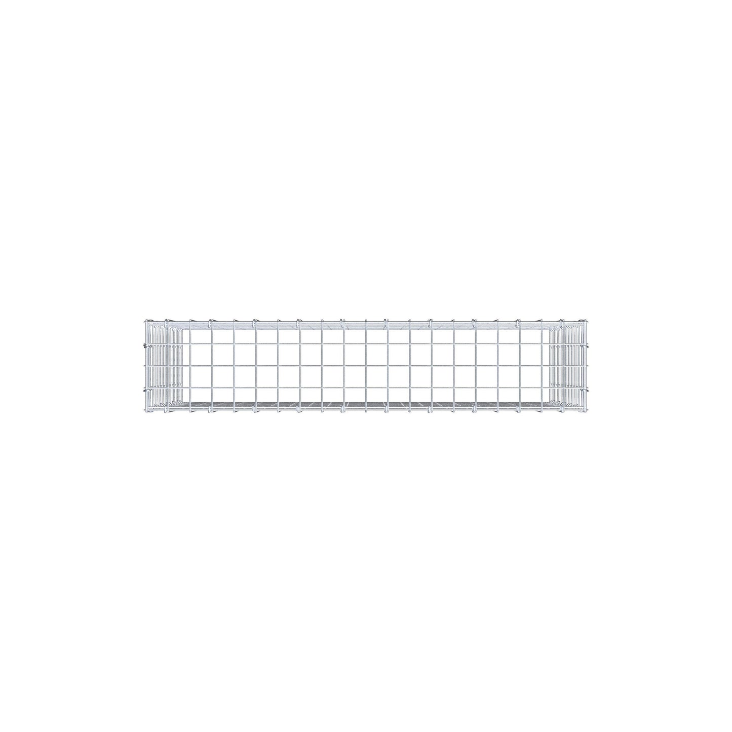 Mounted gabion type 3 100 cm x 60 cm x 20 cm (L x H x D), mesh size 5 cm x 5 cm, C-ring