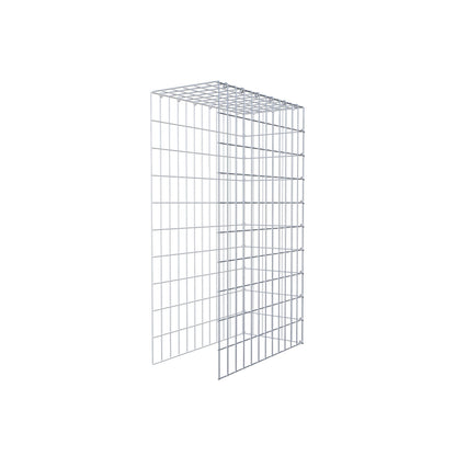 Type 4 oplegkorf 100 cm x 60 cm x 30 cm (L x H x D), maaswijdte 5 cm x 10 cm, C-ring