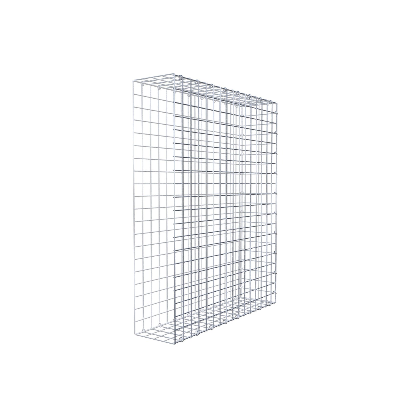 Gabbione aggiuntivo di tipo 2 100 cm x 80 cm x 20 cm (L x H x P), maglia 5 cm x 5 cm, anello a C