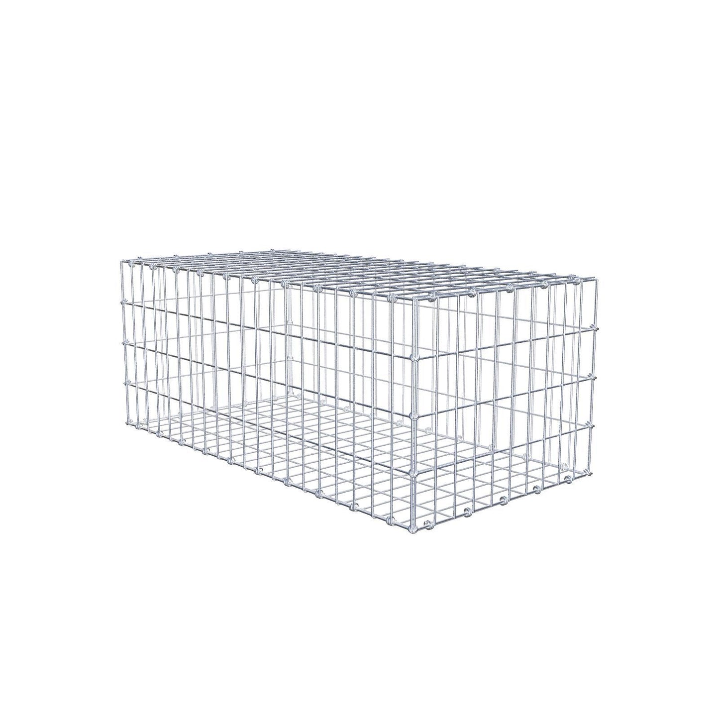 Schanskorf 100 cm x 40 cm x 50 cm (L x H x D), maaswijdte 5 x 10 cm, spiraalring
