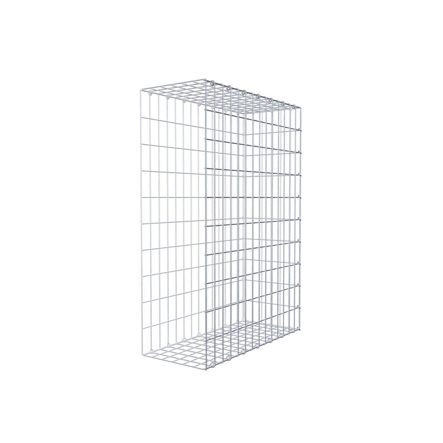 Opzetpaal type 2 100 cm x 70 cm x 30 cm, maaswijdte 5 cm x 10 cm, C-ring