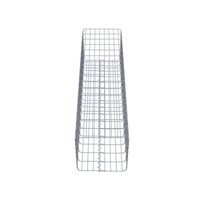 Colonne de gabion carrée 42 cm x 42 cm, 160 cm de hauteur, MW 5 cm x 10 cm