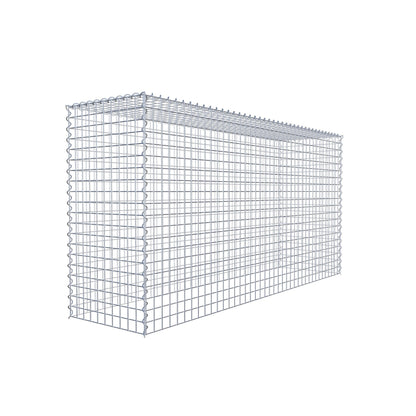 Add-on schanskorf type 3 200 cm x 100 cm x 50 cm (L x H x D), maaswijdte 5 cm x 5 cm, spiraalvormig