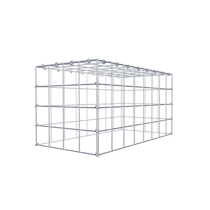 Add-on pool type 3 80 cm x 40 cm x 40 cm (L x H x D), maaswijdte 10 cm x 10 cm, C-ring