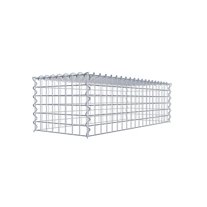 Add-on schanskorf type 3 100 cm x 30 cm x 40 cm (L x H x D), maaswijdte 5 cm x 5 cm, spiraalvormig