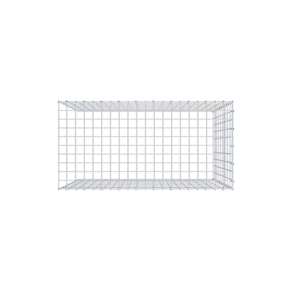 Opbouw schanskorf type 4 100 cm x 90 cm x 50 cm (L x H x D), maaswijdte 5 cm x 10 cm, C-ring