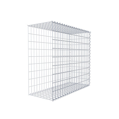 Gavión complementario tipo 2 100 cm x 90 cm x 40 cm (L x A x P), luz de malla 5 cm x 10 cm, en espiral