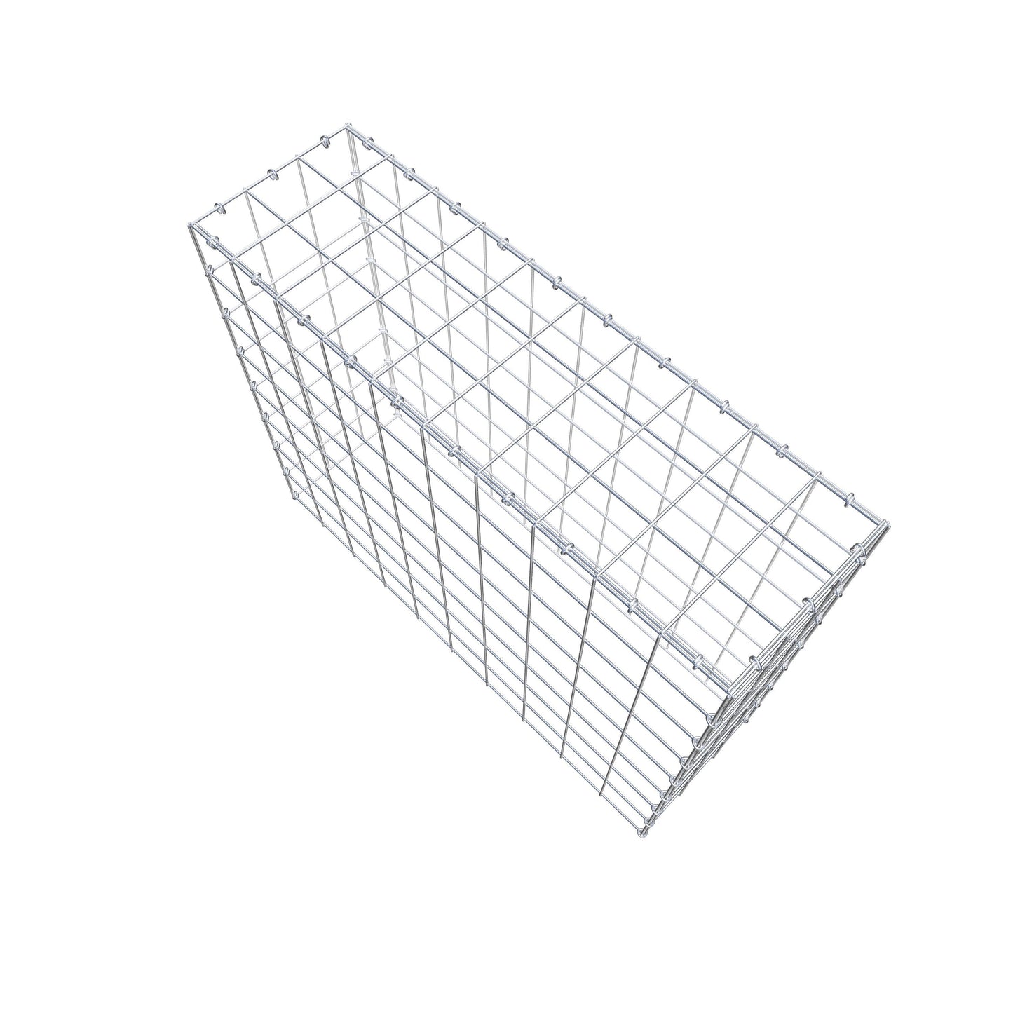 Type 3 oplegkorf 100 cm x 80 cm x 30 cm (L x H x D), maaswijdte 10 cm x 10 cm, C-ring