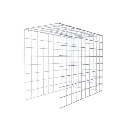 Gavión complementario de tipo 4 100 cm x 80 cm x 50 cm (L x A x P), malla 10 cm x 10 cm, anillo en C