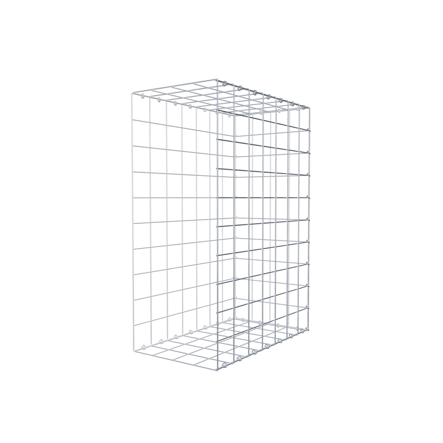 Type 2 oplegkorf 100 cm x 70 cm x 40 cm (L x H x D), maaswijdte 10 cm x 10 cm, C-ring