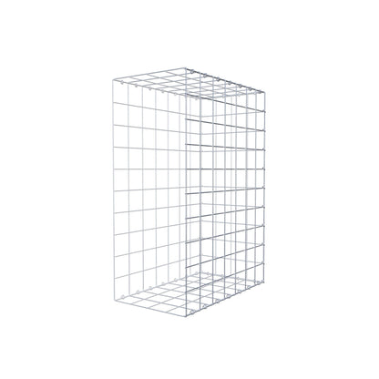Type 2 oplegkorf 100 cm x 70 cm x 40 cm (L x H x D), maaswijdte 10 cm x 10 cm, C-ring