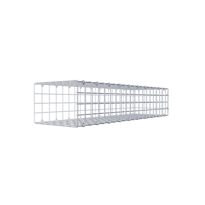 Gavión complementario tipo 2 100 cm x 20 cm x 30 cm (L x A x P), malla 5 cm x 5 cm, anillo en C