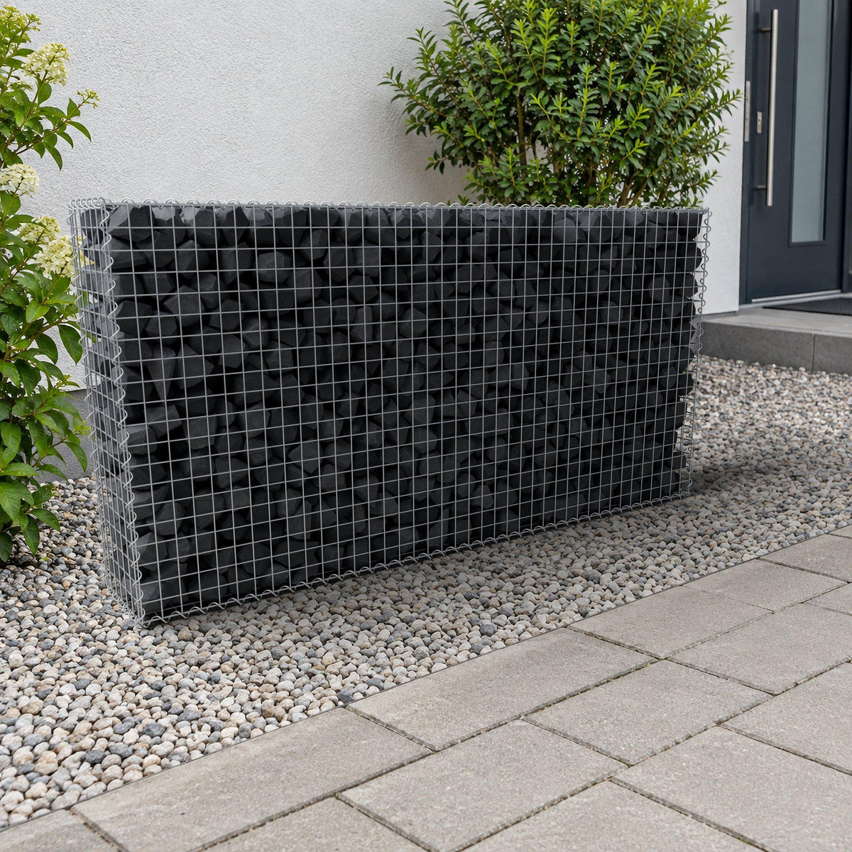 Gabion 200 cm x 100 cm x 30 cm (L x H x P), mailles 5 cm x 5 cm, spirale