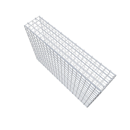 Gabion 100 cm x 70 cm x 20 cm (L x H x D), maskstorlek 5 cm x 5 cm, C-ring
