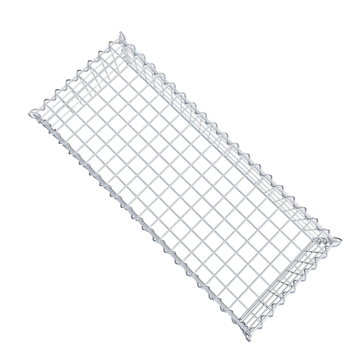 Add-on schanskorf type 3 100 cm x 20 cm x 40 cm (L x H x D), maaswijdte 5 cm x 5 cm, spiraalvormig
