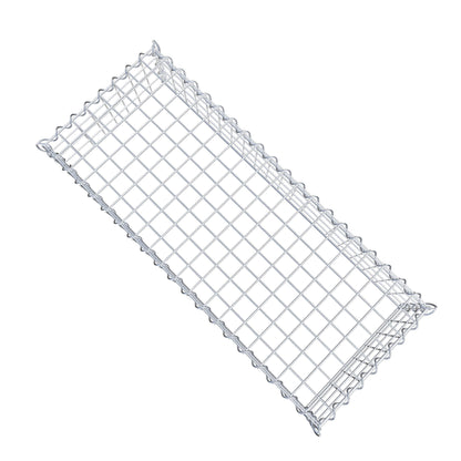 Add-on schanskorf type 3 100 cm x 20 cm x 40 cm (L x H x D), maaswijdte 5 cm x 5 cm, spiraalvormig