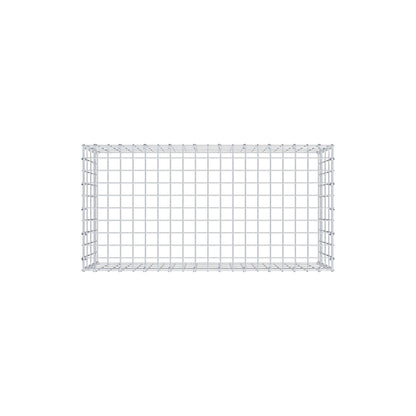 Gavión complementario de tipo 3 100 cm x 40 cm x 50 cm (L x A x P), malla 5 cm x 10 cm, anillo en C