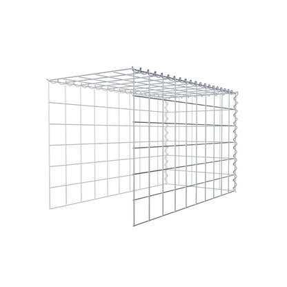 Add-on schanskorf type 4 100 cm x 60 cm x 50 cm (L x H x D), maaswijdte 10 cm x 10 cm, spiraal