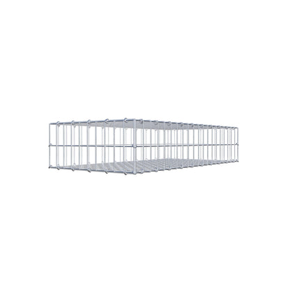 Schanskorf 100 cm x 20 cm x 50 cm (L x H x D), maaswijdte 5 cm x 10 cm, C-ring