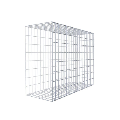 Monteret gabion type 2 100 cm x 80 cm x 40 cm, maskestørrelse 5 cm x 10 cm, C-ring