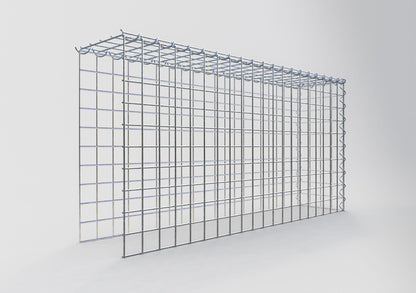 Gabion rapporté type 4 100 cm x 50 cm x 20 cm (L x H x P), mailles 5 cm x 5 cm, spirale
