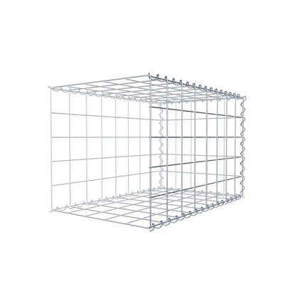 Gabbione aggiuntivo tipo 2 80 cm x 50 cm x 50 cm (L x H x P), maglia 10 cm x 10 cm, spirale