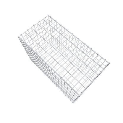 Schanskorf 100 cm x 70 cm x 50 cm (L x H x D), maaswijdte 5 x 10 cm, spiraalring