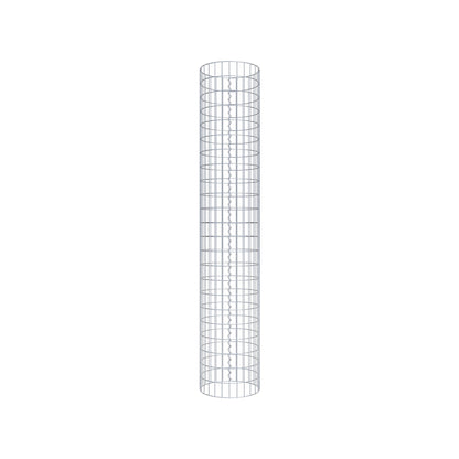 Gabionensäule rund 42 cm Durchmesser, 230 cm Höhe, Maschenweite 5 cm x 10 cm