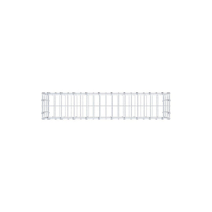 Schanskorf 100 cm x 30 cm x 20 cm (L x H x D), maaswijdte 5 x 10 cm, spiraalring