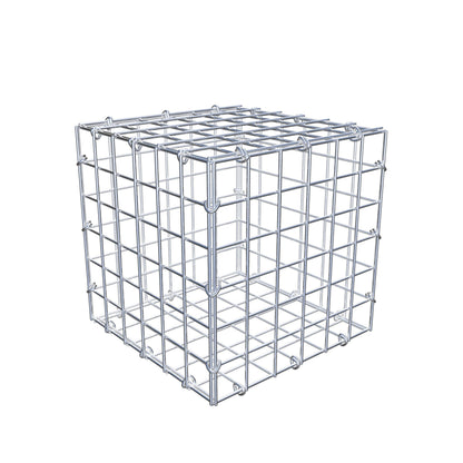 Gabbione 30 cm x 30 cm x 30 cm (L x H x P), maglia 5 cm x 5 cm, anello a C