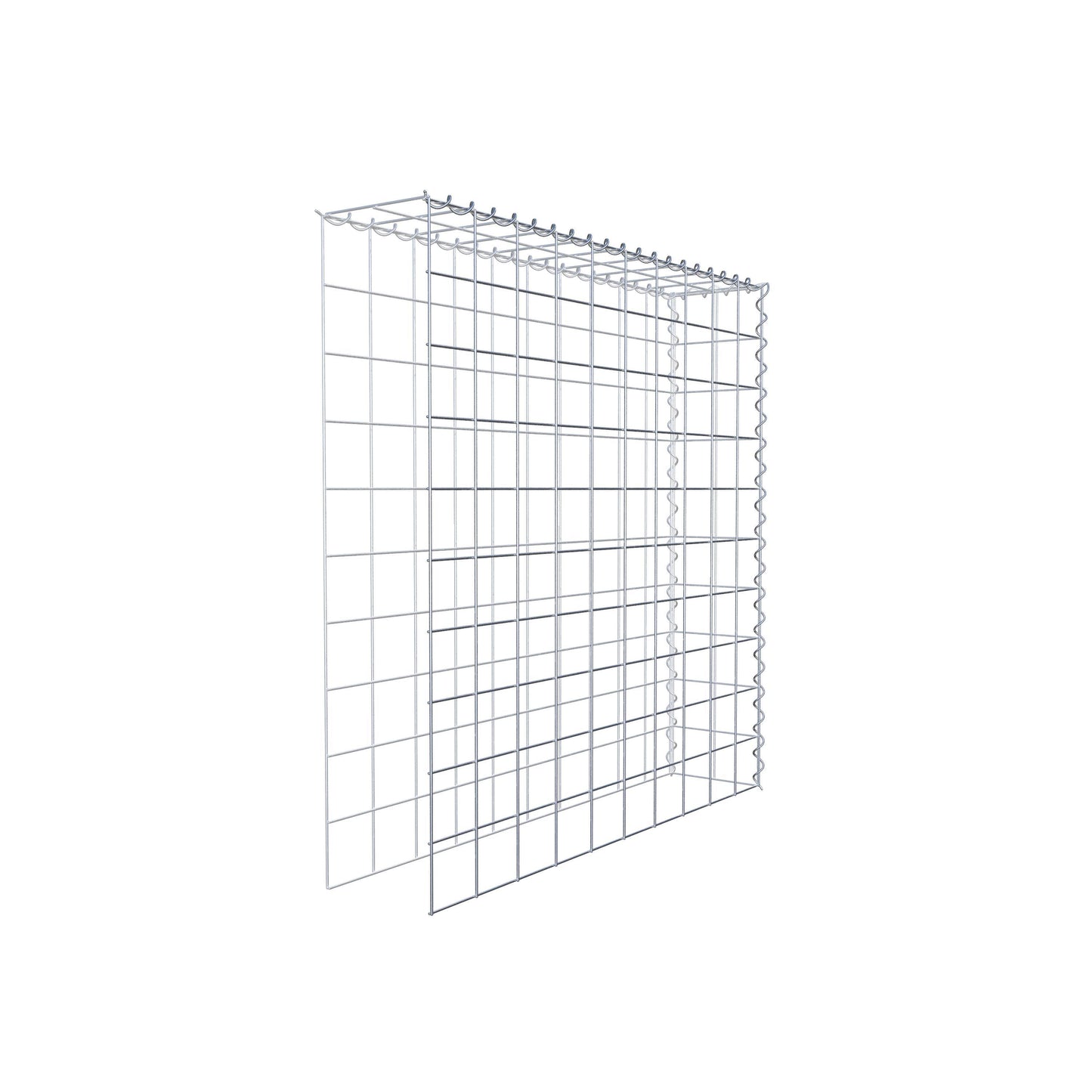 Add-on schanskorf type 4 100 cm x 100 cm x 20 cm (L x H x D), maaswijdte 10 cm x 10 cm, spiraal