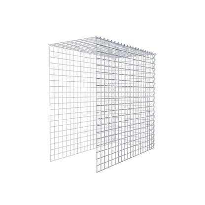 Grown-on gabion type 4 100 cm x 100 cm x 50 cm (L x H x D), mesh size 5 cm x 5 cm, spiral