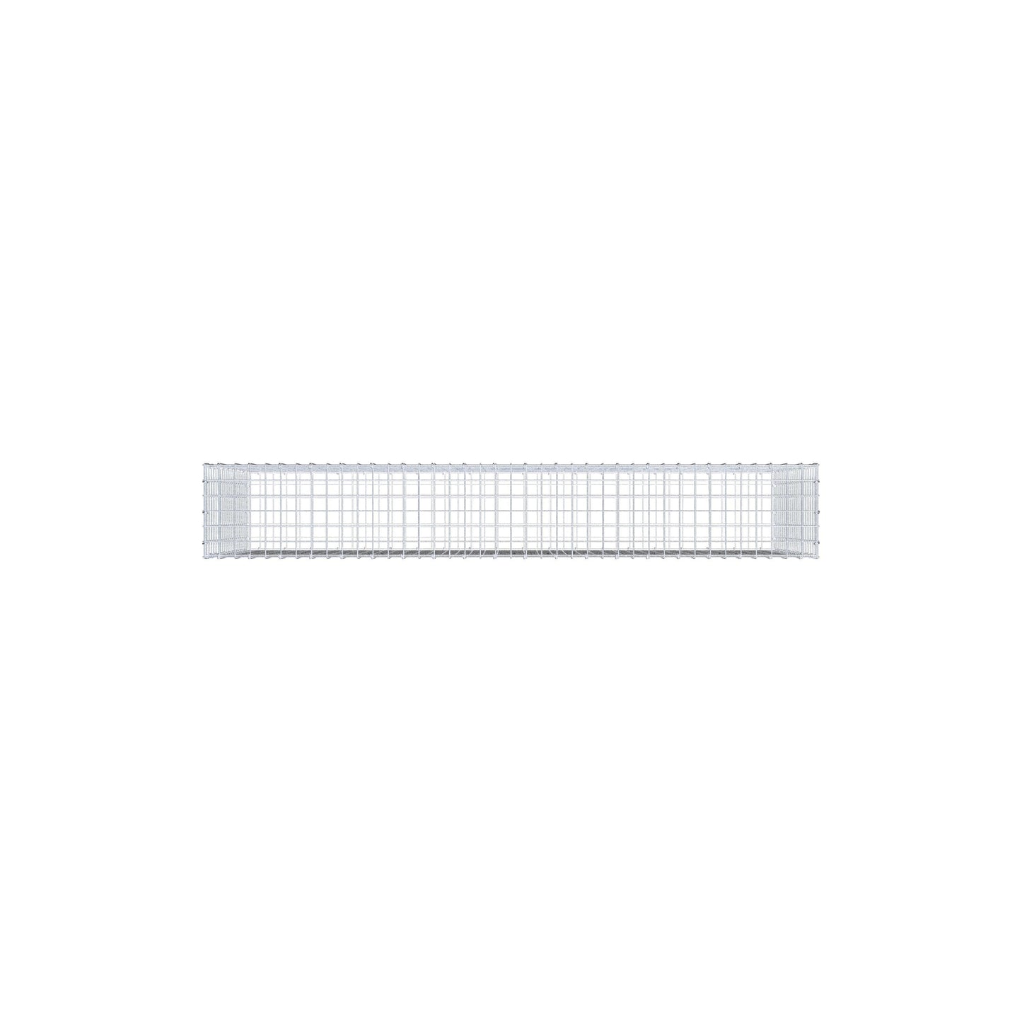 Gabion 200 cm x 100 cm x 30 cm (L x H x D), maskstorlek 5 cm x 5 cm, C-ring