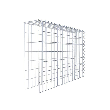Add-on schanskorf type 4 100 cm x 70 cm x 20 cm (L x H x D), maaswijdte 5 cm x 10 cm, spiraalvormig