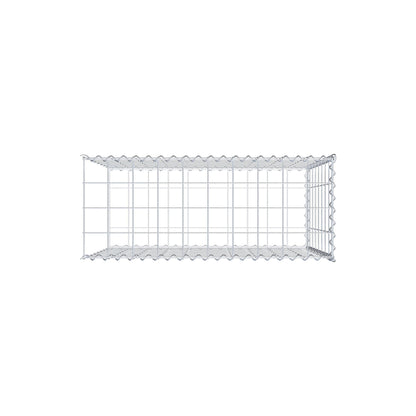 Gabion rapporté type 2 100 cm x 80 cm x 40 cm (L x H x P), mailles 10 cm x 10 cm, spirale