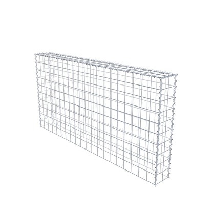 Opvokset gabion type 3 200 cm x 100 cm x 20 cm (L x H x D), maskestørrelse 10 cm x 10 cm, spiral