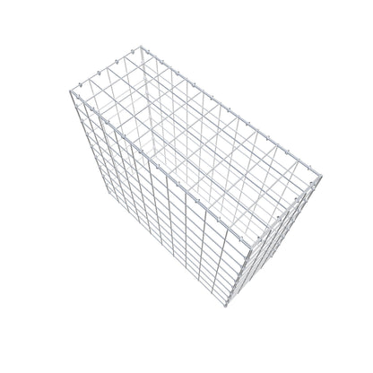 Anbaugabione Typ 3 100 cm x 90 cm x 40 cm (L x H x T), Maschenweite 10 cm x 10 cm, C-Ring