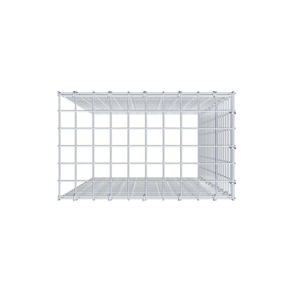 Monteret gabion type 4 100 cm x 50 cm x 30 cm (L x H x D), maskestørrelse 5 cm x 5 cm, C-ring