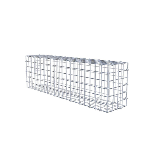 Gabion 100 cm x 30 cm x 20 cm (L x H x D), mesh size 5 x 5 cm, spiral ring