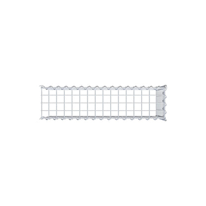 Monteret gabion type 4 80 cm x 40 cm x 20 cm (L x H x D), maskestørrelse 5 cm x 5 cm, spiral