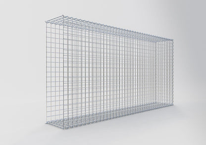 Gabion rapporté type 2 200 cm x 100 cm x 30 cm (L x H x P), mailles 5 cm x 5 cm, spirale