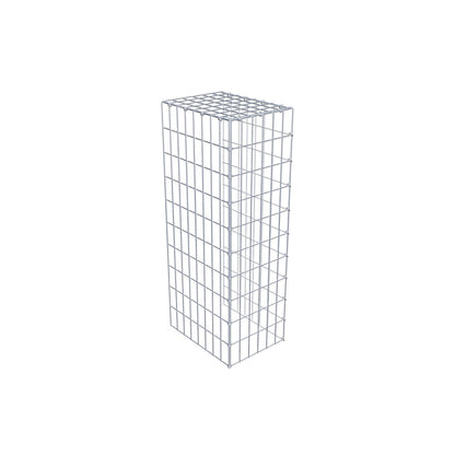 Monteret gabion type 4 100 cm x 40 cm x 30 cm (L x H x D), maskestørrelse 5 cm x 10 cm, C-ring