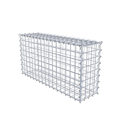 Gabion 80 cm x 40 cm x 20 cm (L x H x P), mailles 5 cm x 5 cm, spirale