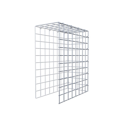 Toegevoegde pool type 4 50 cm x 40 cm x 20 cm (L x H x D), maaswijdte 5 cm x 5 cm, C-ring