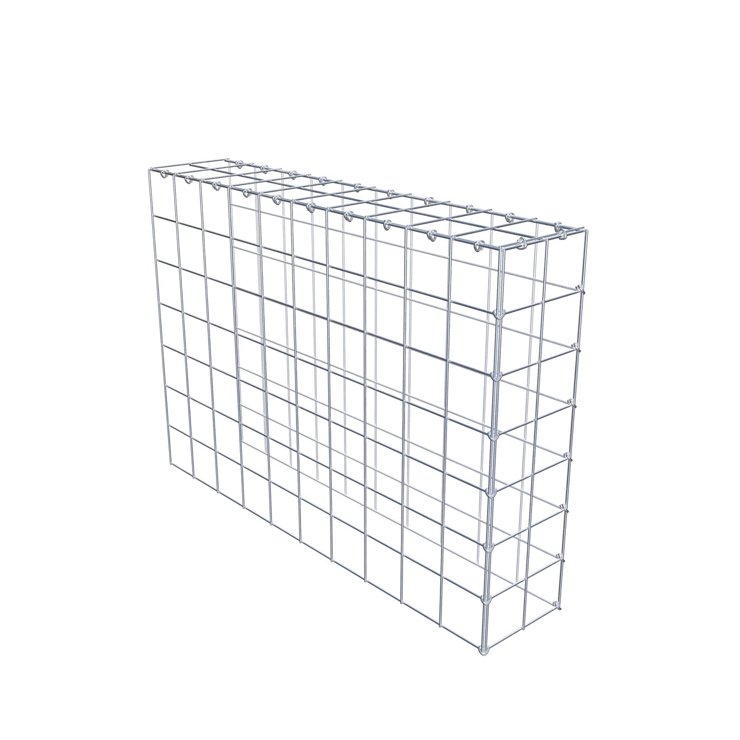 Opzetpaal type 4 100 cm x 70 cm x 20 cm (L x H x D), maaswijdte 10 cm x 10 cm, C-ring