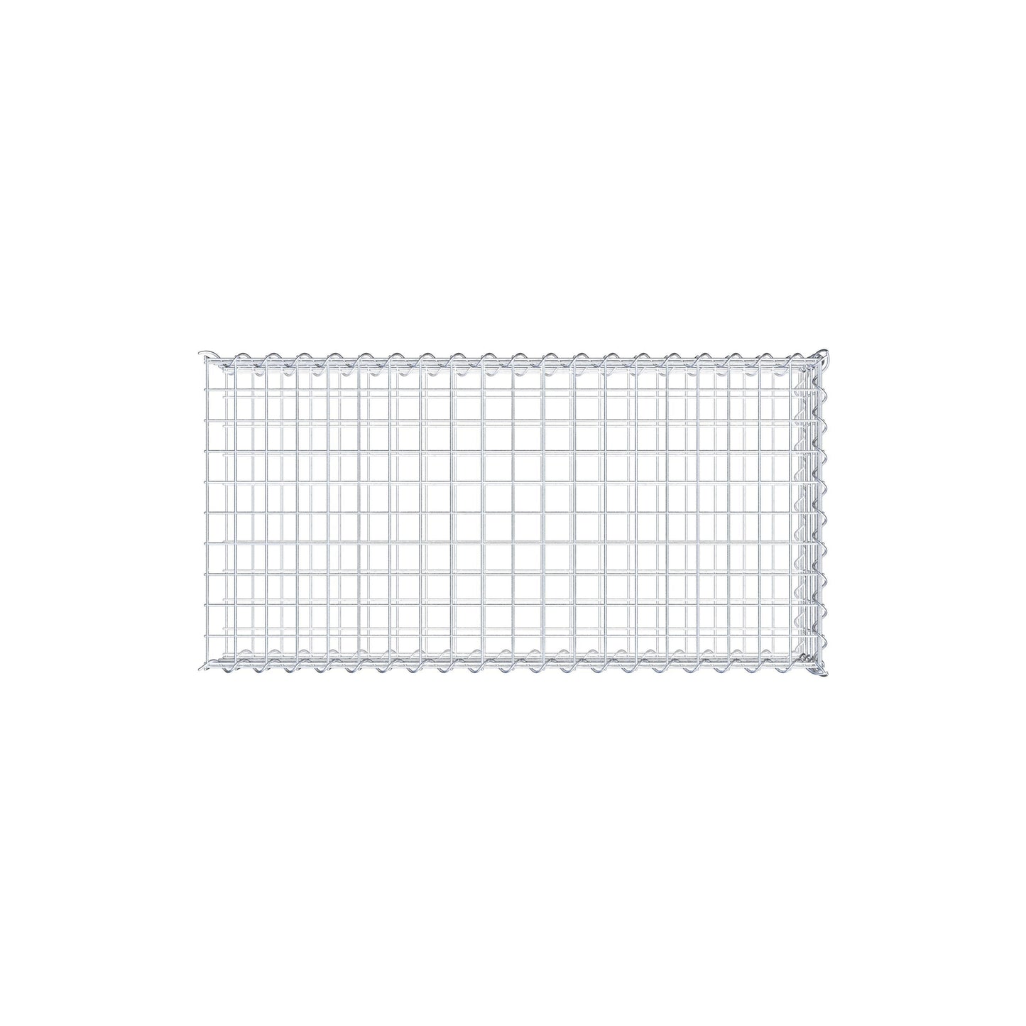 Add-on schanskorf type 2 100 cm x 20 cm x 50 cm (L x H x D), maaswijdte 5 cm x 5 cm, spiraalvormig