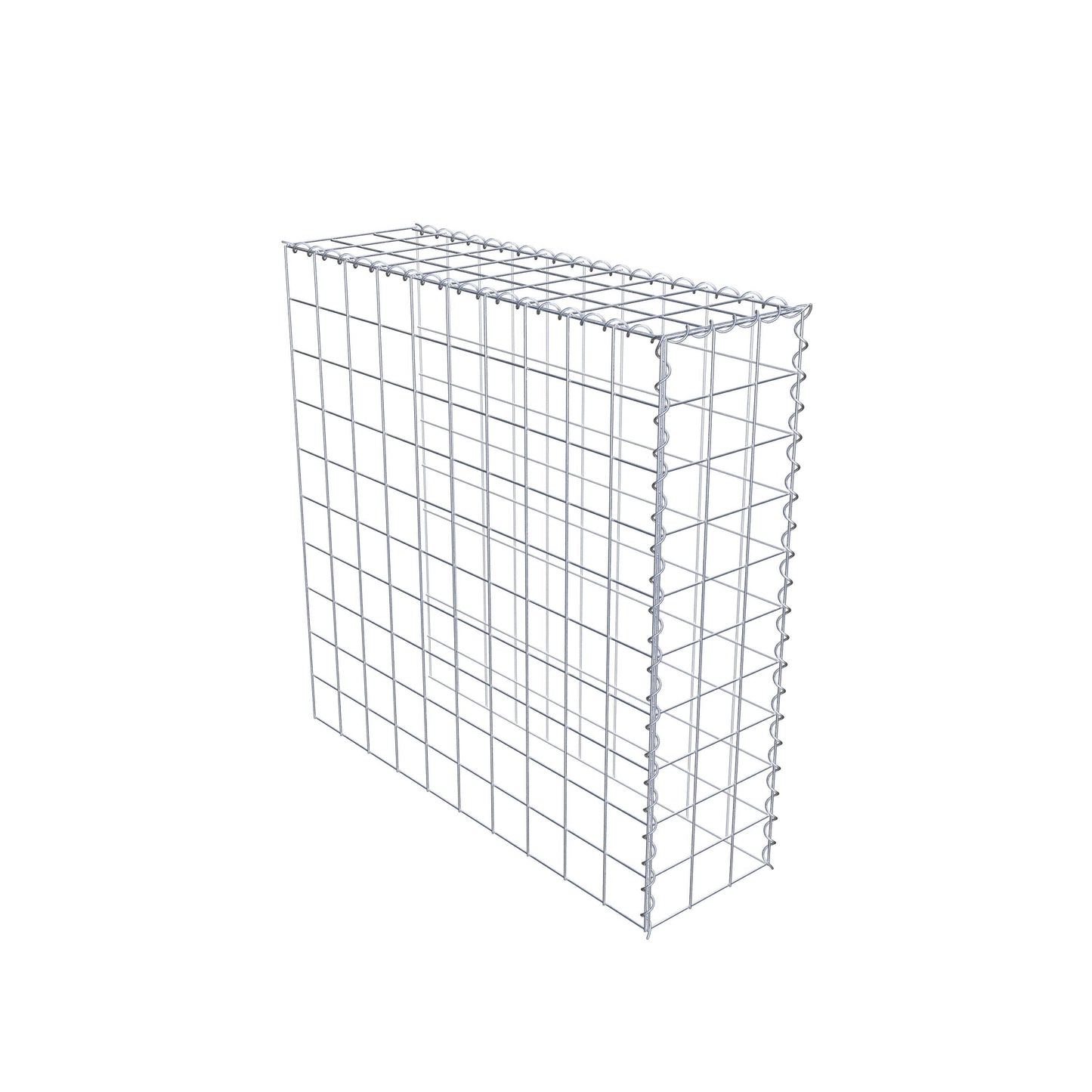 Add-on schanskorf type 4 100 cm x 100 cm x 30 cm (L x H x D), maaswijdte 10 cm x 10 cm, spiraal