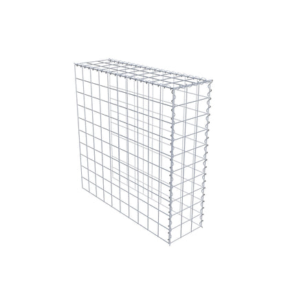 Add-on schanskorf type 4 100 cm x 100 cm x 30 cm (L x H x D), maaswijdte 10 cm x 10 cm, spiraal